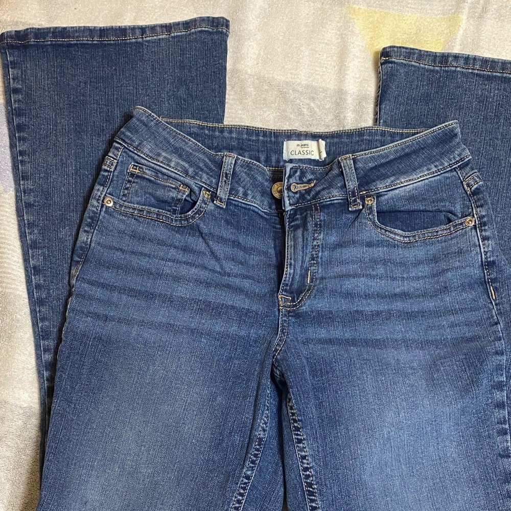 Maurices Dark Blue Straight Leg Women's Jeans